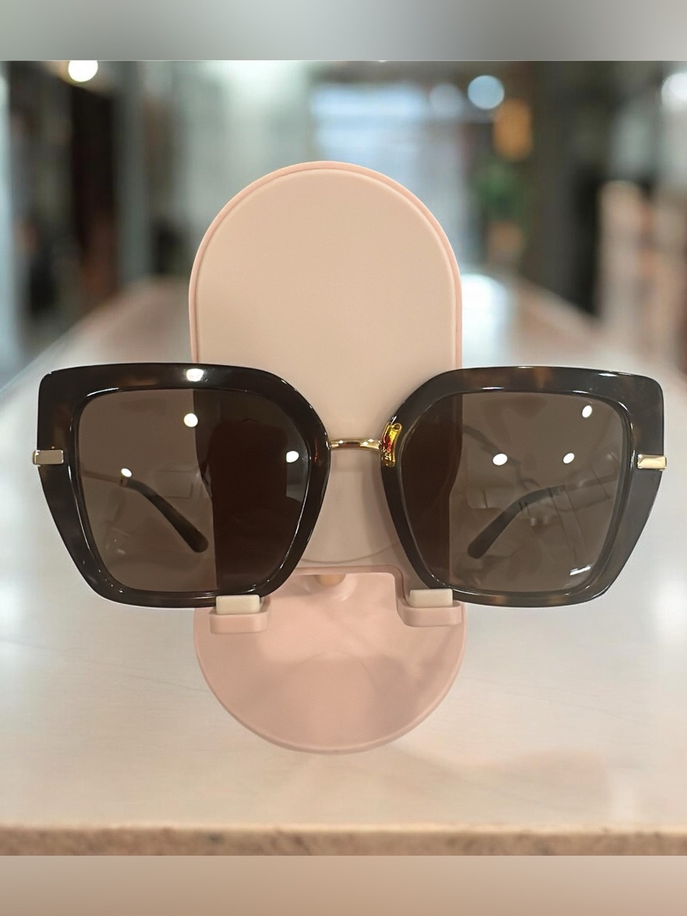 Dolce & Gabbana Women’s Oversized Square Sunglasses - Brown